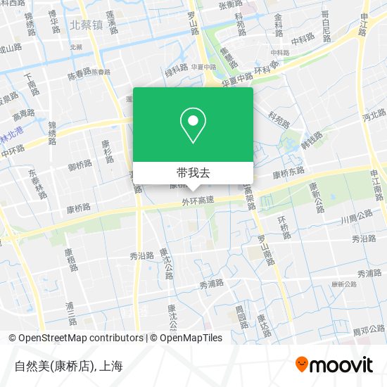 自然美(康桥店)地图