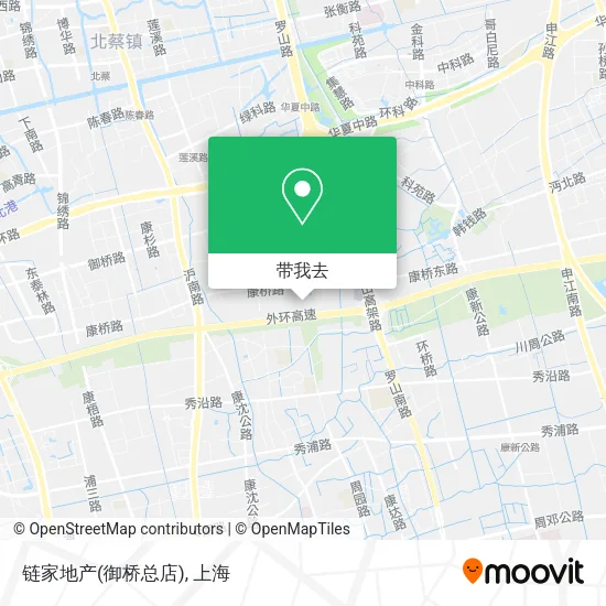 链家地产(御桥总店)地图