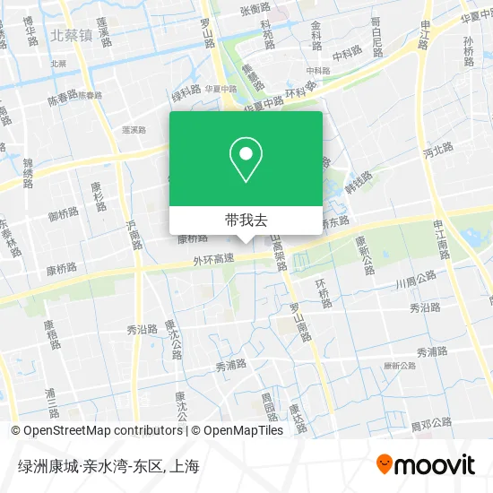 绿洲康城·亲水湾-东区地图