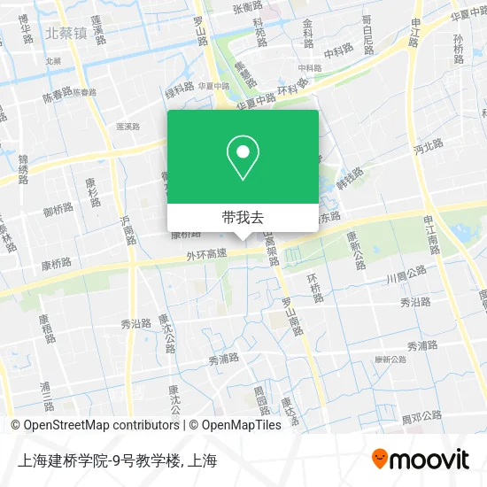 上海建桥学院-9号教学楼地图