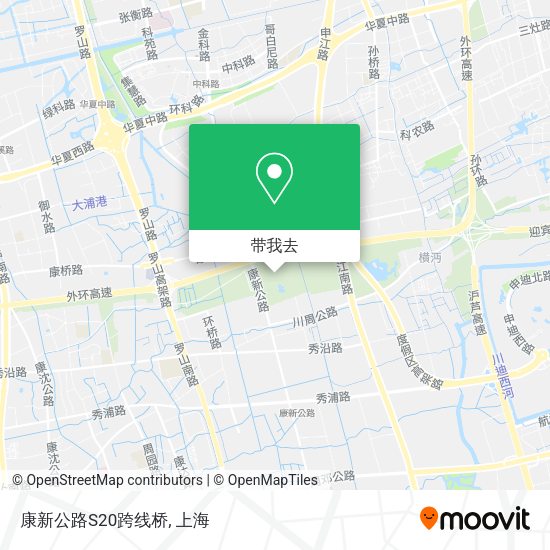康新公路S20跨线桥地图
