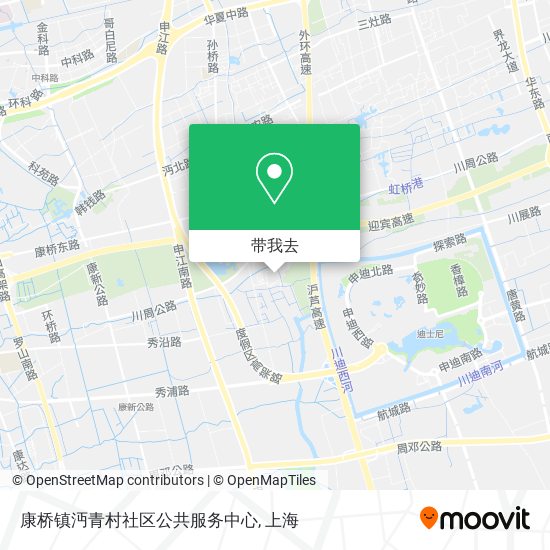 康桥镇沔青村社区公共服务中心地图