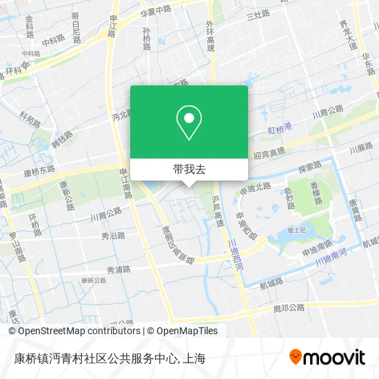 康桥镇沔青村社区公共服务中心地图
