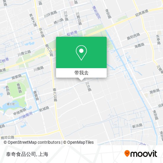 泰奇食品公司地图