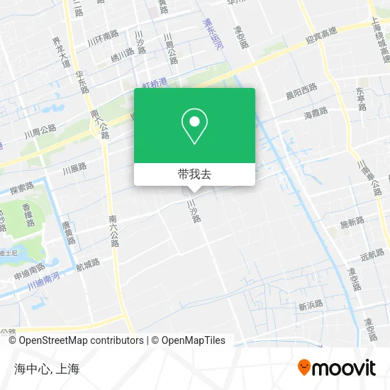 海中心地图