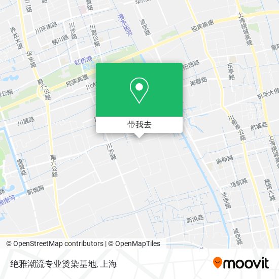 绝雅潮流专业烫染基地地图