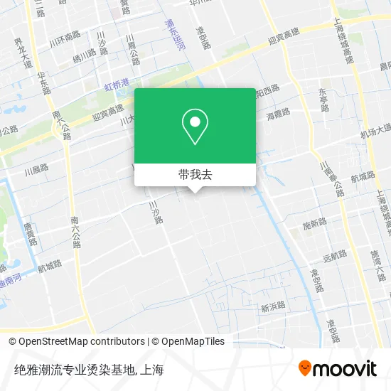 绝雅潮流专业烫染基地地图