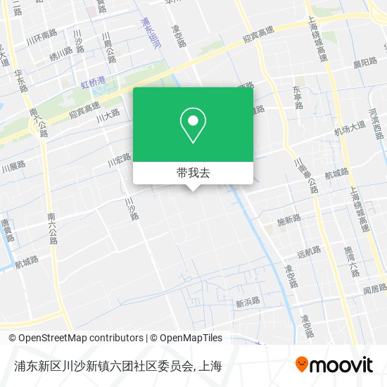 浦东新区川沙新镇六团社区委员会地图