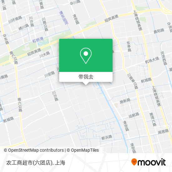农工商超市(六团店)地图