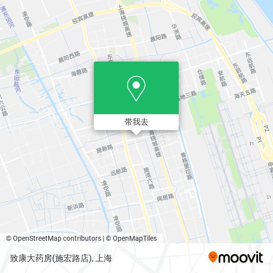 致康大药房(施宏路店)地图