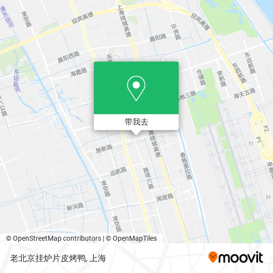 老北京挂炉片皮烤鸭地图