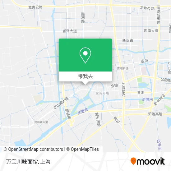 万宝川味面馆地图