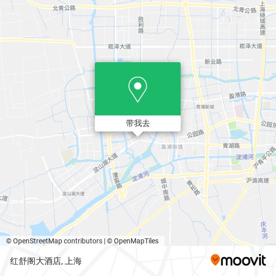 红舒阁大酒店地图