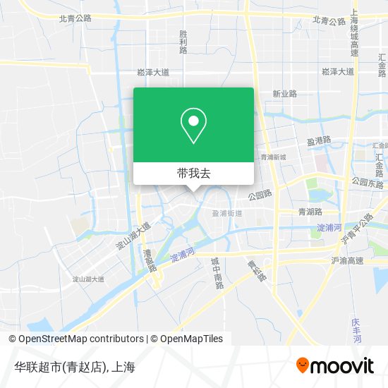 华联超市(青赵店)地图