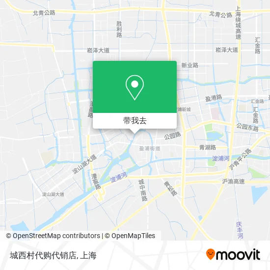 城西村代购代销店地图