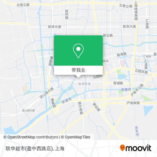 联华超市(盈中西路店)地图