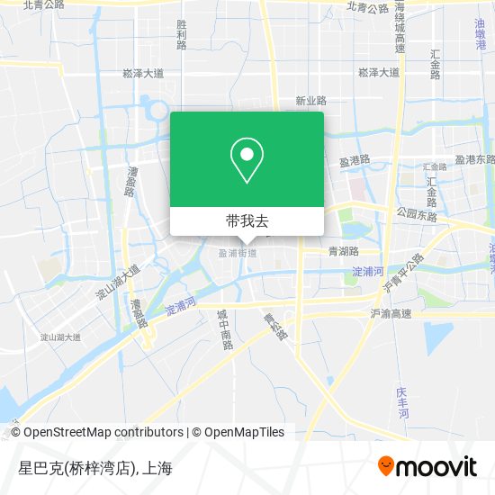 星巴克(桥梓湾店)地图