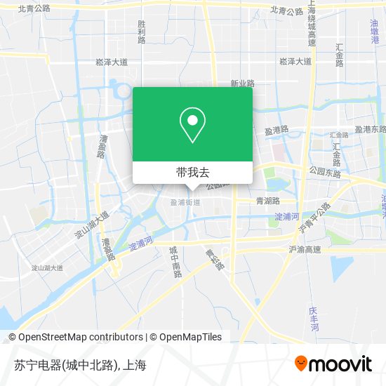 苏宁电器(城中北路)地图