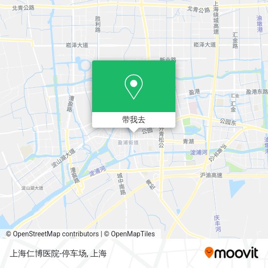 上海仁博医院-停车场地图