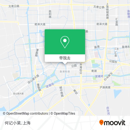 何记小菜地图
