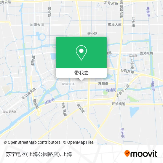 苏宁电器(上海公园路店)地图