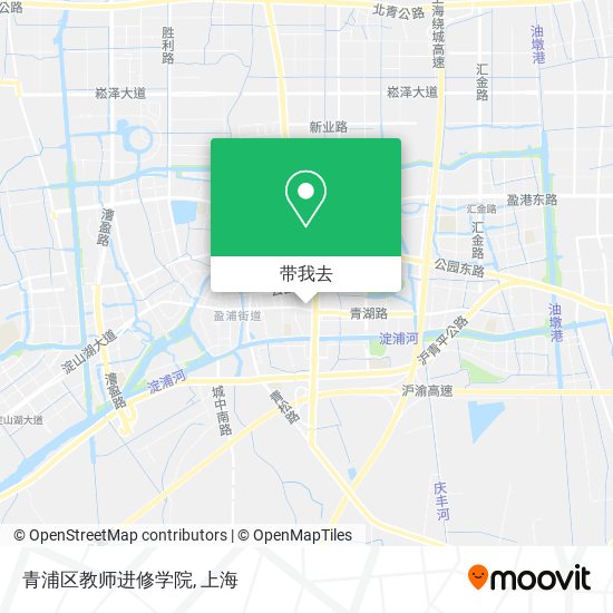 青浦区教师进修学院地图