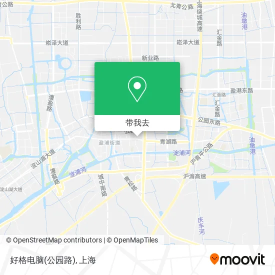 好格电脑(公园路)地图