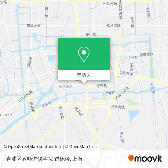 青浦区教师进修学院-进德楼地图