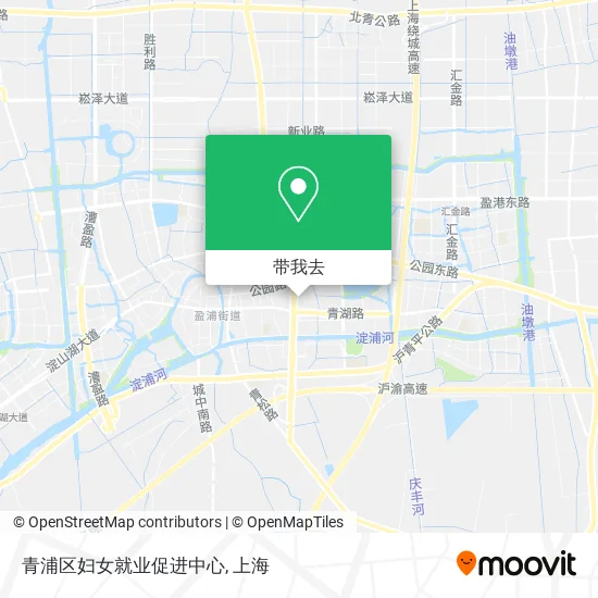青浦区妇女就业促进中心地图