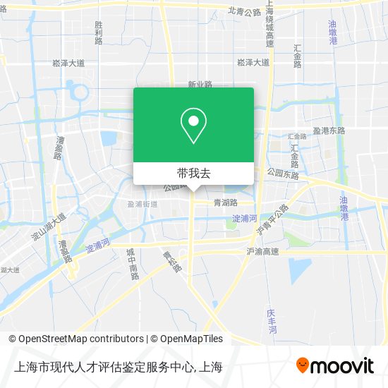 上海市现代人才评估鉴定服务中心地图