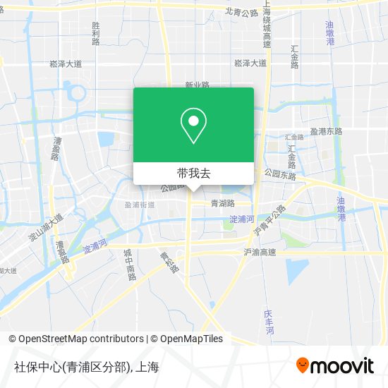社保中心(青浦区分部)地图