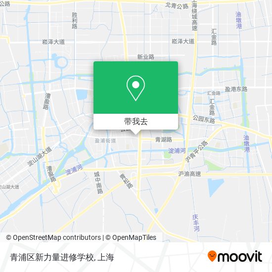 青浦区新力量进修学校地图