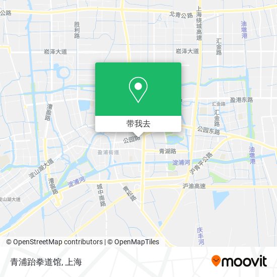 青浦跆拳道馆地图