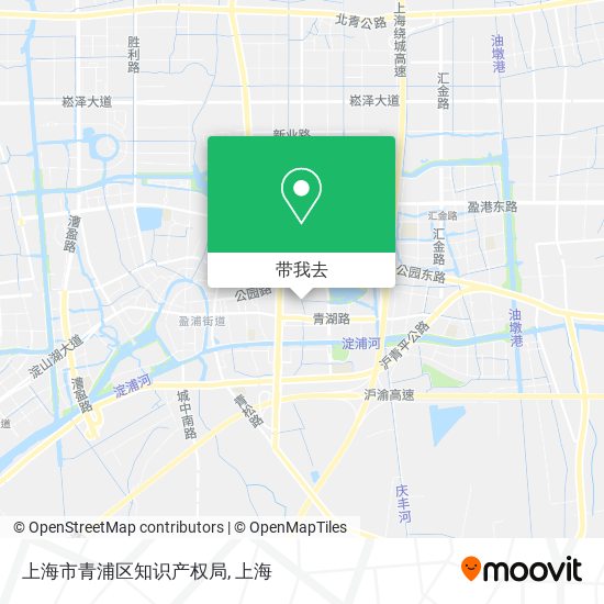 上海市青浦区知识产权局地图