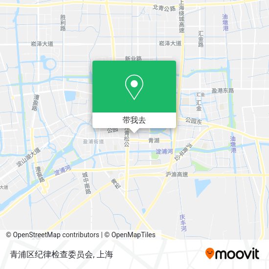 青浦区纪律检查委员会地图