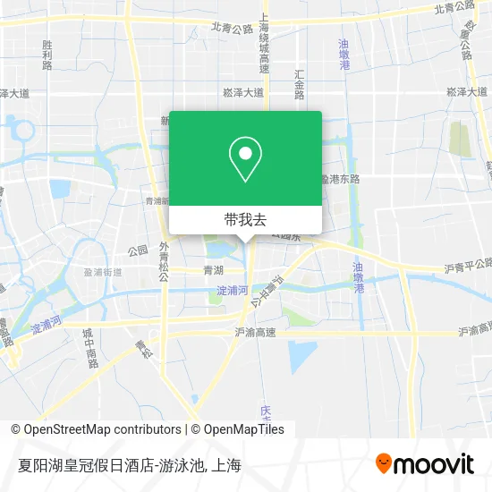 夏阳湖皇冠假日酒店-游泳池地图