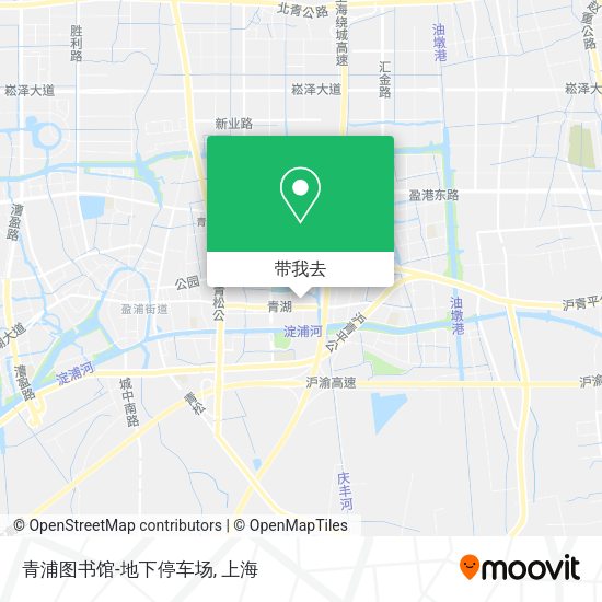 青浦图书馆-地下停车场地图