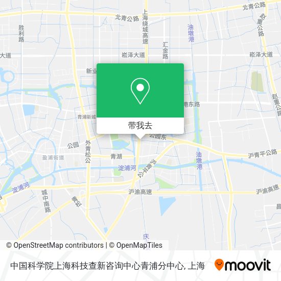 中国科学院上海科技查新咨询中心青浦分中心地图