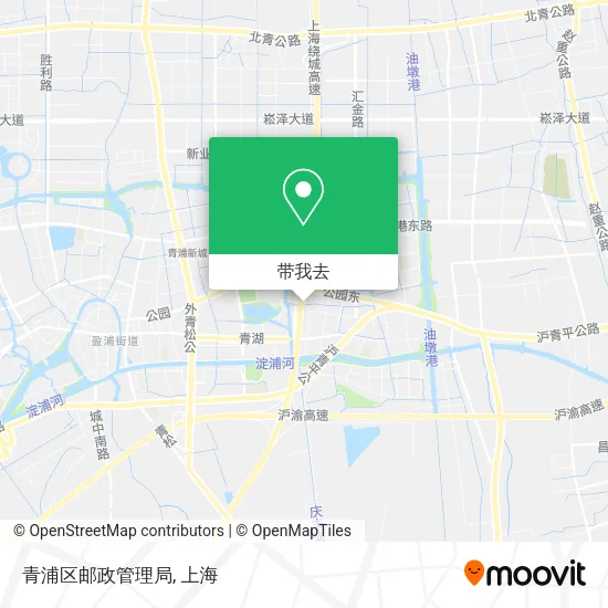青浦区邮政管理局地图