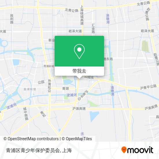 青浦区青少年保护委员会地图
