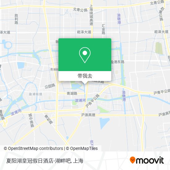 夏阳湖皇冠假日酒店-湖畔吧地图