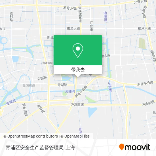 青浦区安全生产监督管理局地图