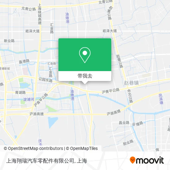 上海翔瑞汽车零配件有限公司地图