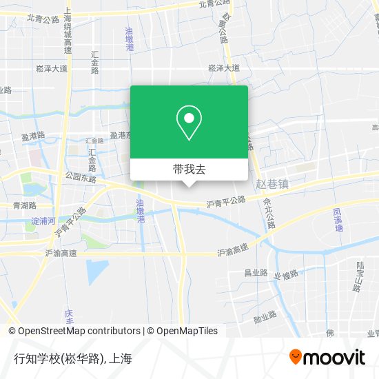 行知学校(崧华路)地图