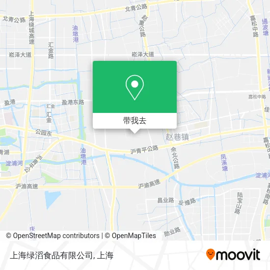 上海绿滔食品有限公司地图