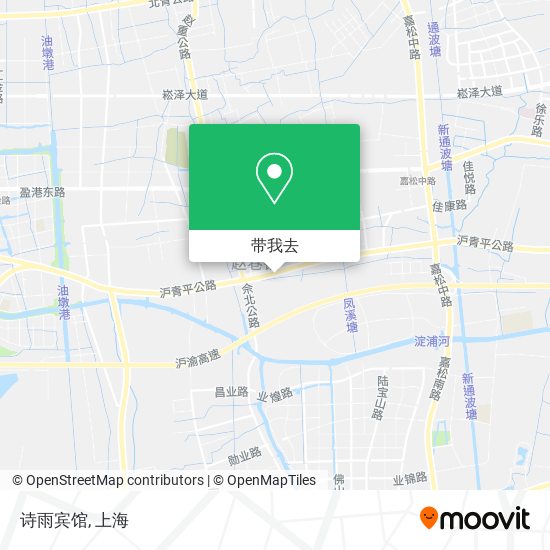 诗雨宾馆地图