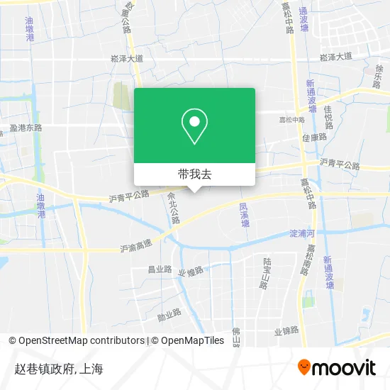 赵巷镇政府地图