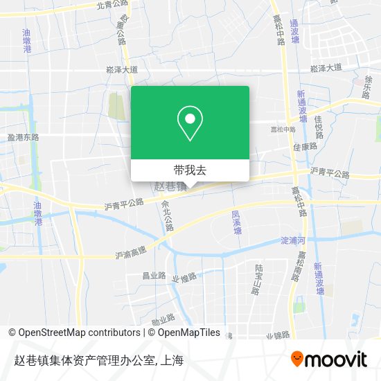 赵巷镇集体资产管理办公室地图
