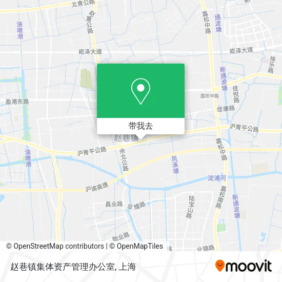 赵巷镇集体资产管理办公室地图