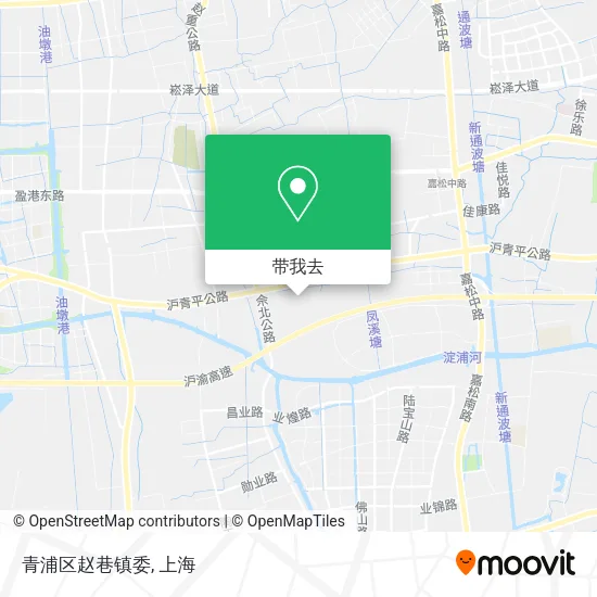 青浦区赵巷镇委地图
